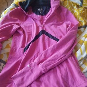 Nike dri-fit long sleeve running pull over